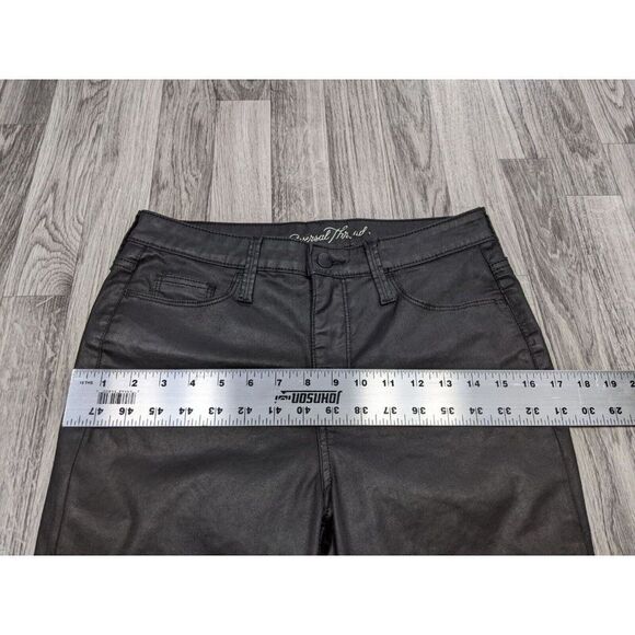 Universal Thread Womens Size 6 / 28 R High Rise Cropped Skinny Black Pants - Picture 8 of 11